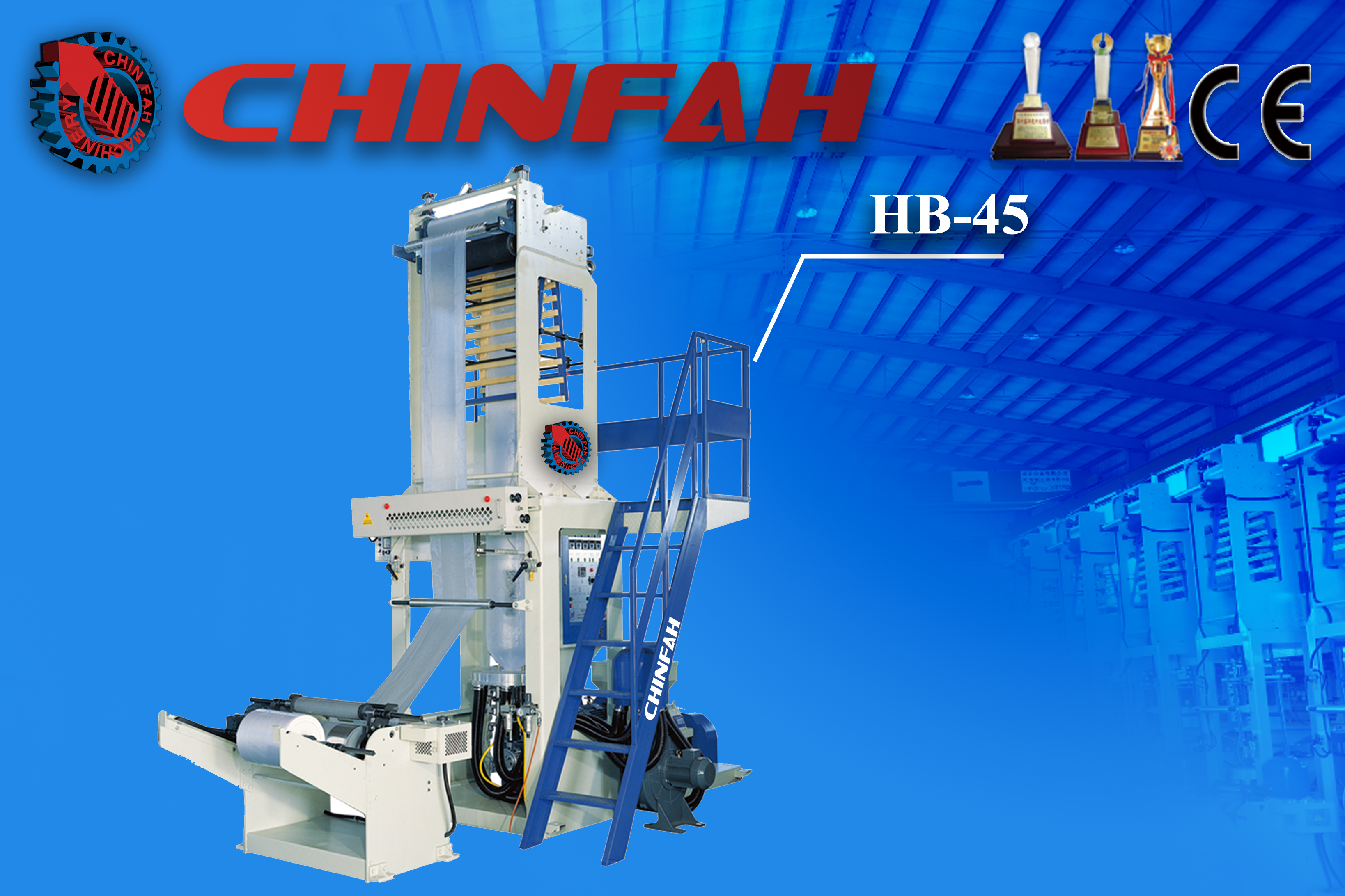 CHINFAH HB45 blown film machine